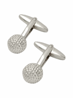 Lindenmann Manschettenknöpfe In Runder Form - Schwarz