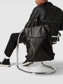 Marc O'Polo Rucksack In Leder-Optik - Schwarz