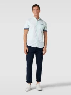 Tom Tailor Freizeithemd Mit Stehkragen Modell 'slubyarn' - Mint