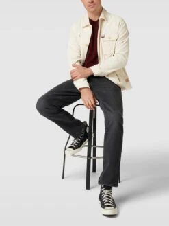 Scotch & Soda Hemdjacke In Cord-Optik - Offwhite