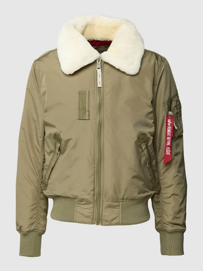 Alpha Industries Bomberjacke Mit Umlegekragen Modell 'INJECTOR' - Khaki 2 Alpha Industries Bomberjacke Mit Umlegekragen Modell 'INJECTOR' - Khaki – Bild 2