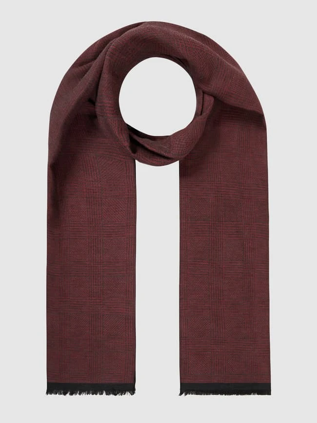 Christian Berg Men Schal Mit Kontrastrückseite - Rot 1 Christian Berg Men Schal Mit Kontrastrückseite - Rot