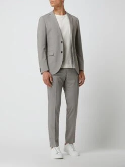 Matinique Regular Fit 2-Knopf-Sakko Mit Leinen-Anteil Modell 'Mageorge' - Khaki