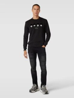 Antony Morato Sweatshirt Mit Motiv-Print - Schwarz