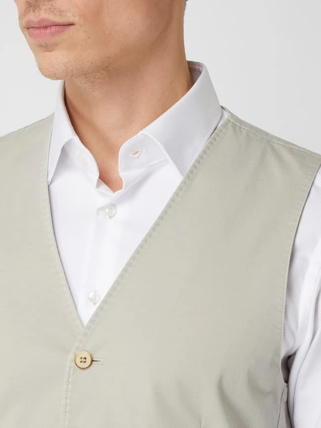 HECHTER PARIS Weste Mit Stretch-Anteil - Sand 3 HECHTER PARIS Weste Mit Stretch-Anteil - Sand – Bild 3