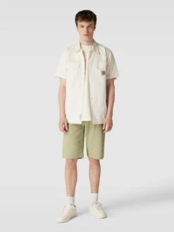 Only & Sons Chino-Shorts Mit Gürtel Modell 'WILL' - Hellgrün