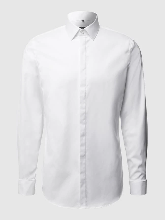 Jake*s Slim Fit Business-Hemd Mit Kentkragen - Weiß 2 Jake*s Slim Fit Business-Hemd Mit Kentkragen - Weiß – Bild 2