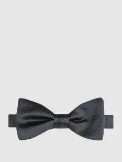 Blick Fliege Aus Seide - Anthrazit