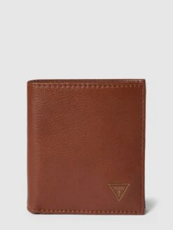 Guess Portemonnaie Mit Label-Details Modell 'SCALA' - Mittelbraun