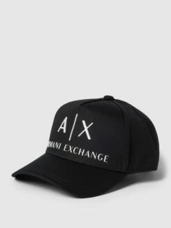 ARMANI EXCHANGE Basecap Mit Label-Stitching - Schwarz