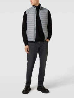 MCNEAL Steppweste Mit Stehkragen - Mittelgrau