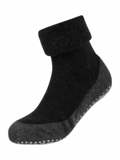 Falke Hausschuhe Aus Merinowollmischung Modell 'Cosyshoe' - Anthrazit Meliert