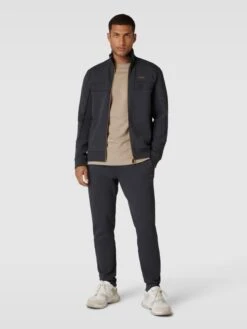 BOSS Green Sweatpants Mit Label-Print Modell 'Hadim' - Graphit