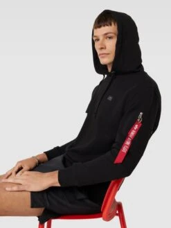 Alpha Industries Hoodie Mit Label-Applikation Modell 'X-FIT' - Schwarz -Herrenbekleidung Angebote 68skqkpp896l8ha89h95ckql9csjcd9h98pksdhial3jadidagrjeca4657l4eaj658jgd9k70rkkh1l6h3jad9h64rj2p3568qmcd9kcor3ae36c8q3ac9i6cs30opj6soj6do