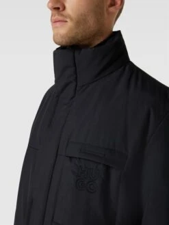 HUGO Mantel Mit Stehkragen Modell 'Mio' - Schwarz -Herrenbekleidung Angebote 693koh1k9p3kecah6914mh1j9pajgkqiapak4iie8l636kpkakr50k2d6p6jih1ja0r4mj1g90q4kl9p9d3j4c1l64q30c1ncksmce1kc5j3ge1m6op62c1pcoqj8pb46ks6aoo