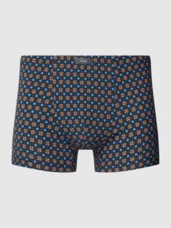 Mey Trunks Mit Grafischem Allover-Muster Modell 'TIE PATTERN' - Dunkelgrün