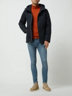 Elvine Parka Mit Kapuze Modell 'Cornell' - Wattiert - Dunkelblau