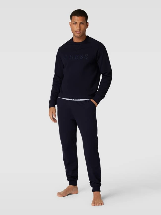 Guess Sweatpants Mit Gesäßtasche - Marineblau 1 Guess Sweatpants Mit Gesäßtasche - Marineblau