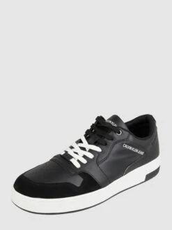 Calvin Klein Jeans Sneaker Aus Veloursleder Und Synthetik - Schwarz
