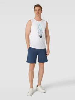 Tom Tailor Tanktop Mit Motiv-Print - Weiß