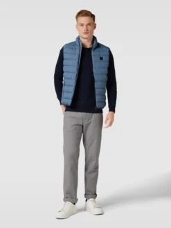 Marc O'Polo Steppweste Mit Stehkragen - Rauchblau