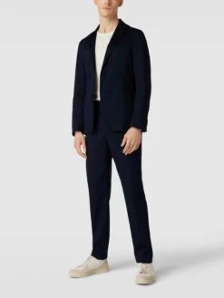 BOSS 2-Knopf-Sakko Mit Reverskragen Modell 'Hanry' - Blau