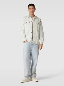 QS By S.Oliver Overshirt Mit Brusttaschen - Offwhite