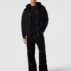 JAKE*S STUDIO MEN Sweatjacke Mit Kapuze - Schwarz