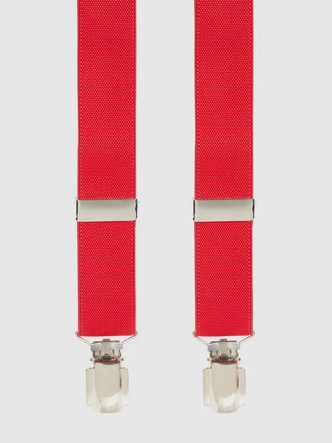 Willen Hosenträger In X-Form - Dunkelrot 1 Willen Hosenträger In X-Form - Dunkelrot