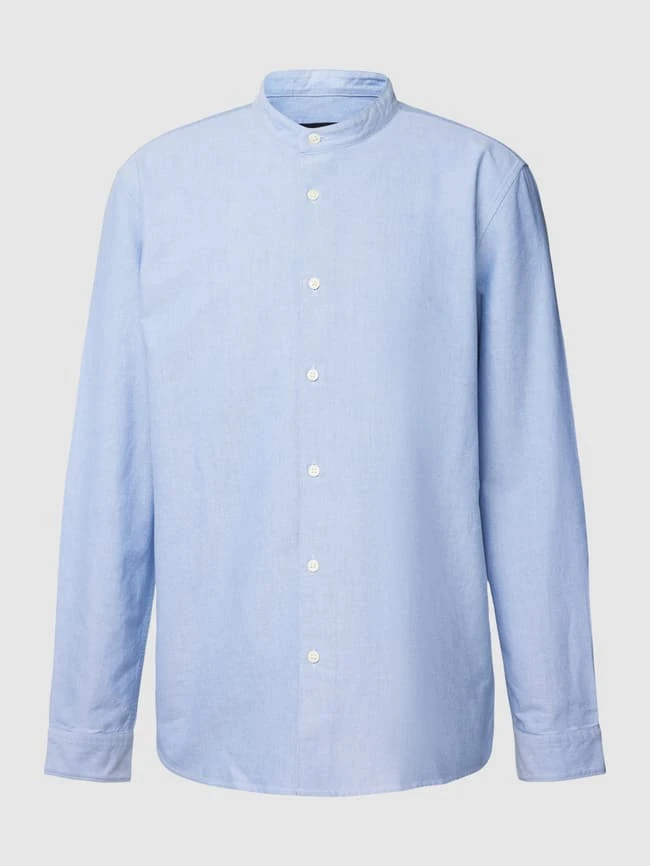 Marc O'Polo Freizeithemd Mit Stehkragen - Hellblau 2 Marc O'Polo Freizeithemd Mit Stehkragen - Hellblau – Bild 2