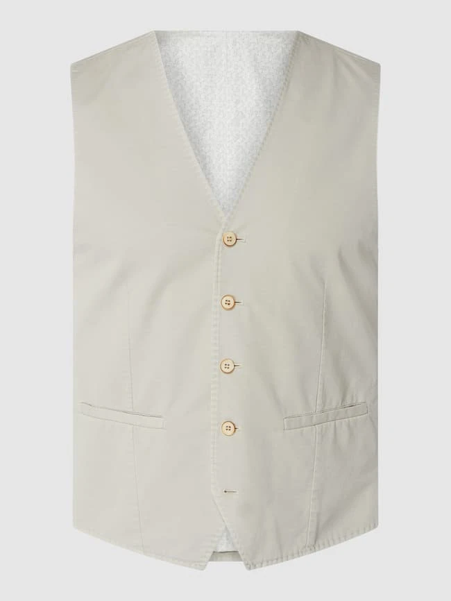 HECHTER PARIS Weste Mit Stretch-Anteil - Sand 2 HECHTER PARIS Weste Mit Stretch-Anteil - Sand – Bild 2