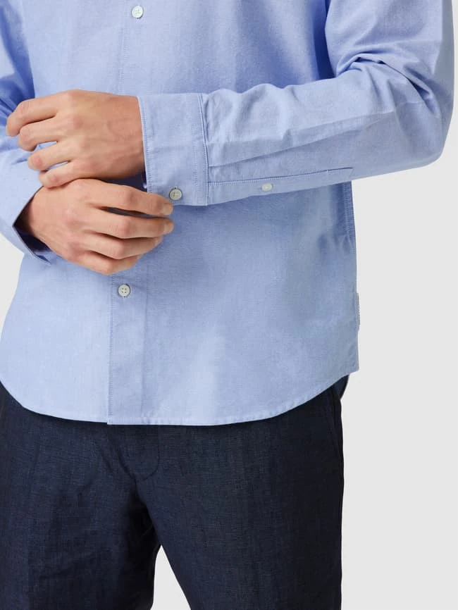 Marc O'Polo Freizeithemd Mit Stehkragen - Hellblau 3 Marc O'Polo Freizeithemd Mit Stehkragen - Hellblau – Bild 3