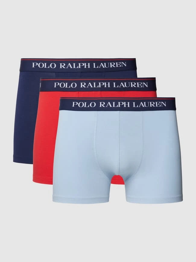 Polo Ralph Lauren Underwear Trunks Mit Label-Detail Modell 'CLASSIC' Im 3er-Pack - Hellblau 1 Polo Ralph Lauren Underwear Trunks Mit Label-Detail Modell 'CLASSIC' Im 3er-Pack - Hellblau