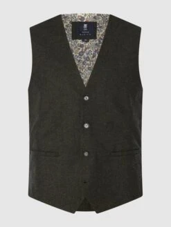 Prince Bowtie Weste, Fliege Und Einstecktuch Im Set - Grün