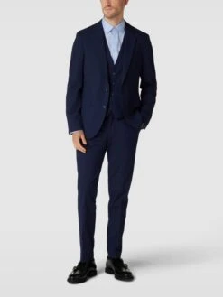 MCNEAL Hose Mit Bügelfalten - Marineblau