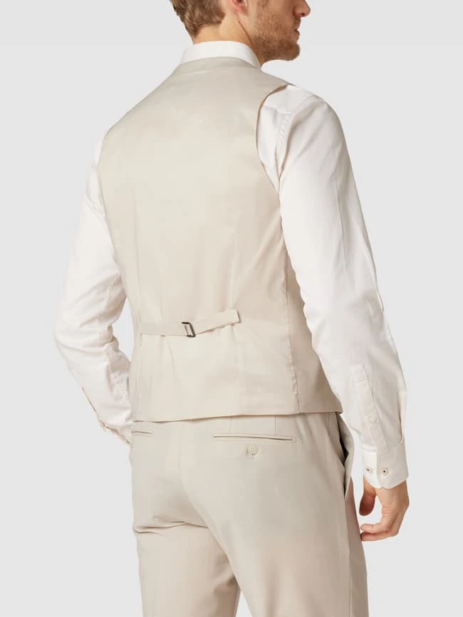 Cinque Anzugweste Mit Paspeltaschen Modell 'Monopoli' - Sand 5 Cinque Anzugweste Mit Paspeltaschen Modell 'Monopoli' - Sand – Bild 5