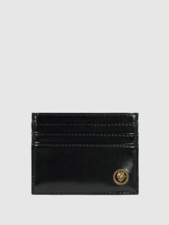 Guess Kartenetui In Leder-Optik - Schwarz