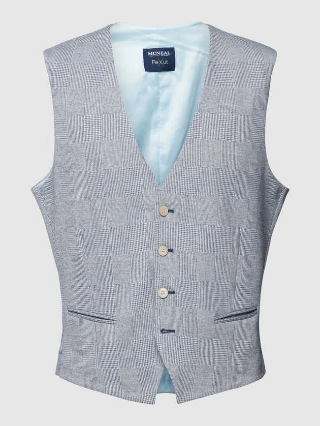 MCNEAL Weste Mit Knopfleiste - Blau 2 MCNEAL Weste Mit Knopfleiste - Blau – Bild 2