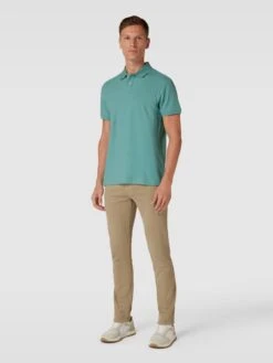 MCNEAL Poloshirt Mit Kurzer Knopfleiste - Helltürkis