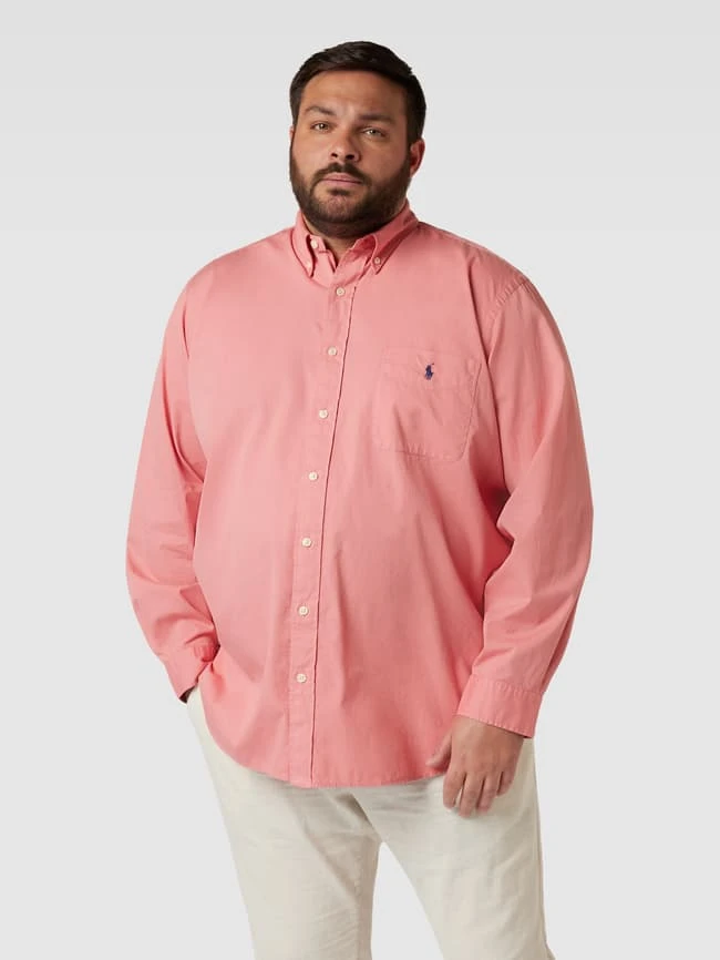Polo Ralph Lauren Big & Tall PLUS SIZE Freizeithemd Mit Label-Stitching - Hellrot 4 Polo Ralph Lauren Big & Tall PLUS SIZE Freizeithemd Mit Label-Stitching - Hellrot – Bild 4
