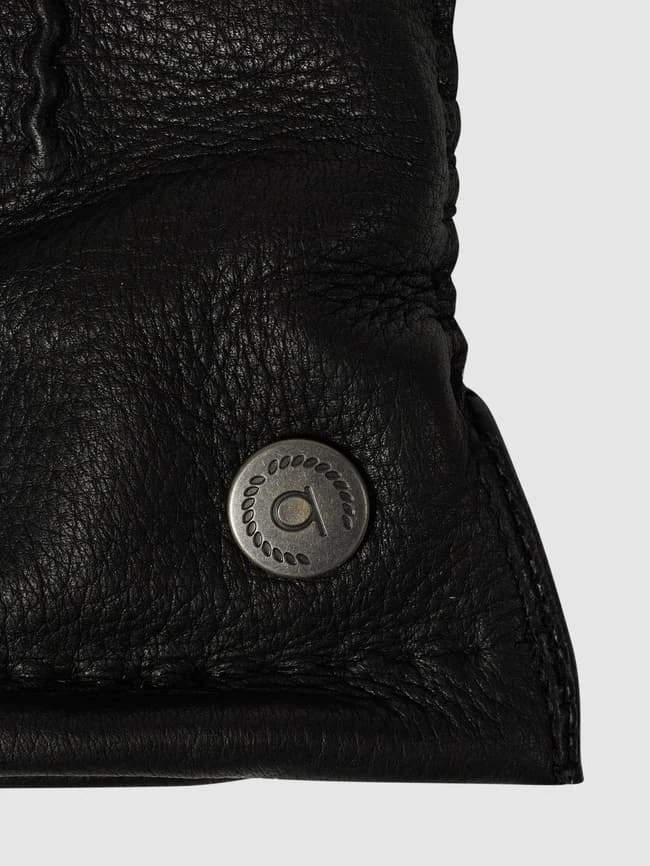 Bugatti Lederhandschuhe Aus Hirschleder - Schwarz 2 Bugatti Lederhandschuhe Aus Hirschleder - Schwarz – Bild 2