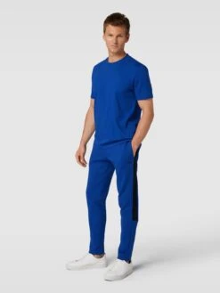BOSS Green Sweatpants Mit Label-Print Modell 'Hadim' - Royalblau