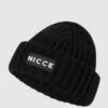 NICCE Mütze Mit Rippenstruktur - Schwarz