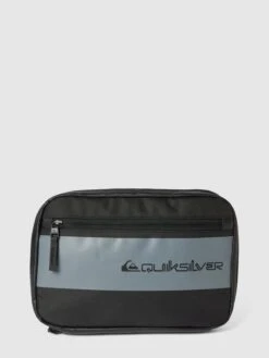 Quiksilver Kulturtasche Mit Label-Detail Modell 'WAX MOTEL' - Schwarz