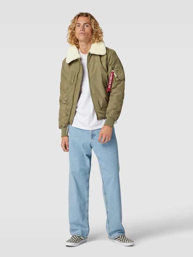 Alpha Industries Bomberjacke Mit Umlegekragen Modell 'INJECTOR' - Khaki 1 Alpha Industries Bomberjacke Mit Umlegekragen Modell 'INJECTOR' - Khaki