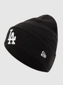 New Era Beanie Mit 'LA Dodgers'-Stickerei - Schwarz
