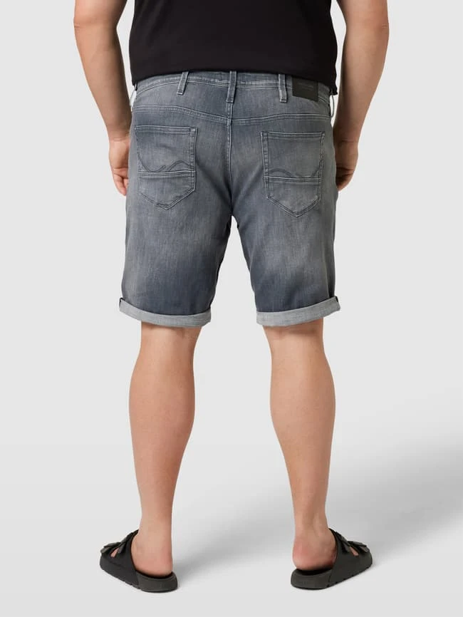 Jack & Jones Plus PLUS SIZE Jeansshorts Mit Fixierten Beinumschlägen Modell 'RICK' - Mittelgrau 5 Jack & Jones Plus PLUS SIZE Jeansshorts Mit Fixierten Beinumschlägen Modell 'RICK' - Mittelgrau – Bild 5