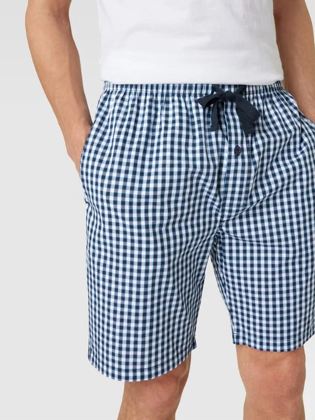 Götzburg Wäsche Pyjama-Shorts Mit Knopfverschluss - Dunkelblau 3 Götzburg Wäsche Pyjama-Shorts Mit Knopfverschluss - Dunkelblau – Bild 3