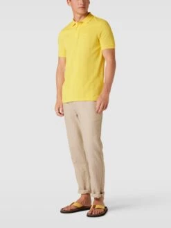 Gant Zehentrenner Aus Leder-Mix Modell 'POOLBRO' - Gelb