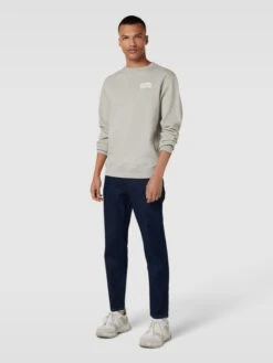 Billionaire Boys Club Sweatshirt Mit Label-Print - Hellgrau Meliert